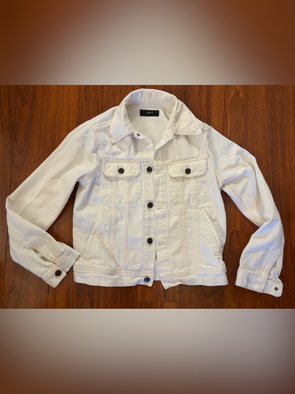 Able White Denim Jacket - Women's Classic
